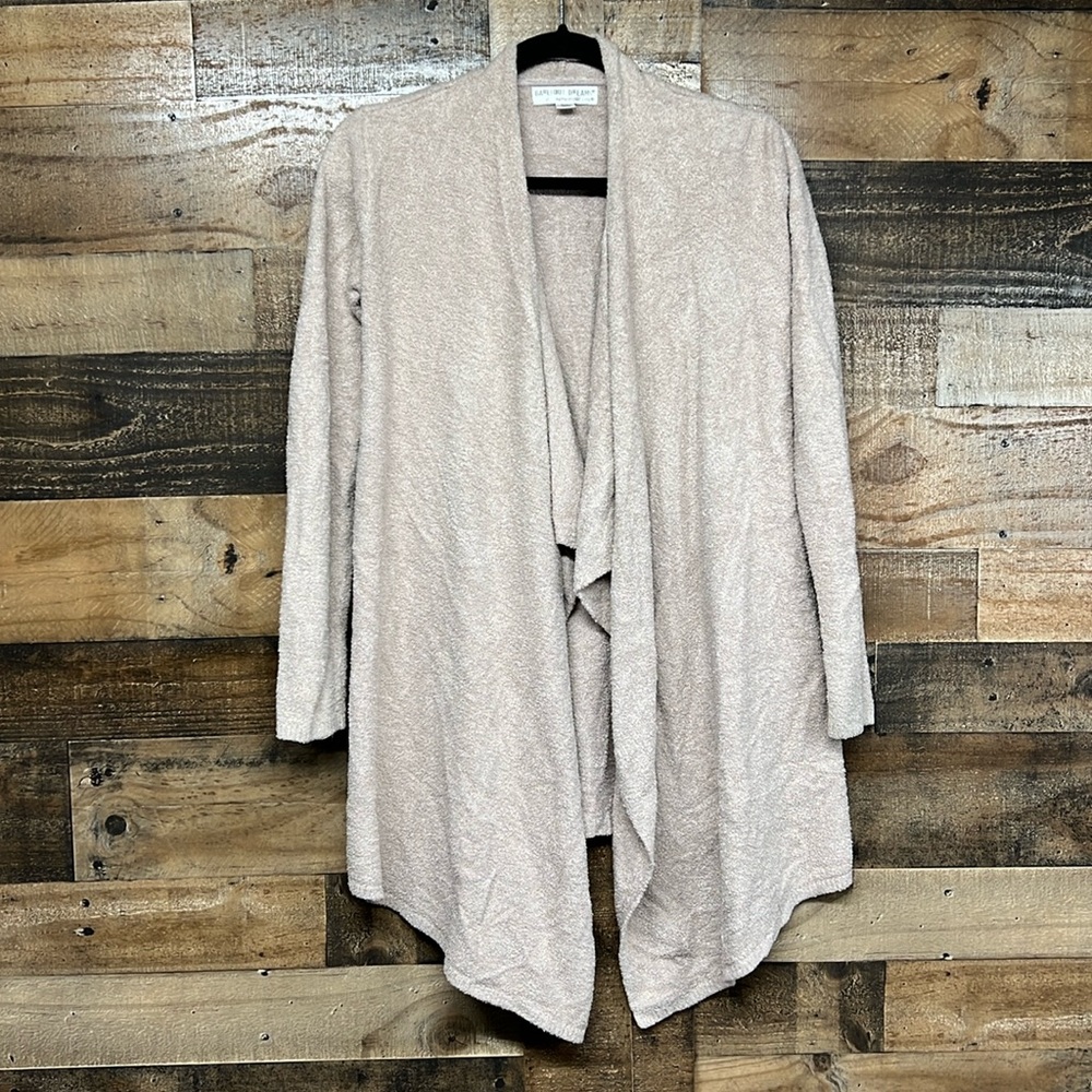 Barefoot Dreams Cozychic Lite Calypso Wrap Open Front Cardigan Women's Sz. S/M
